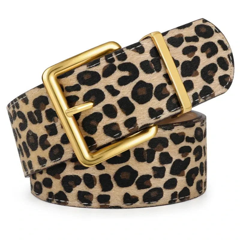 Wide Suede Waist Belt