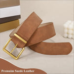 Wide Suede Waist Belt