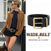 Wide Suede Waist Belt