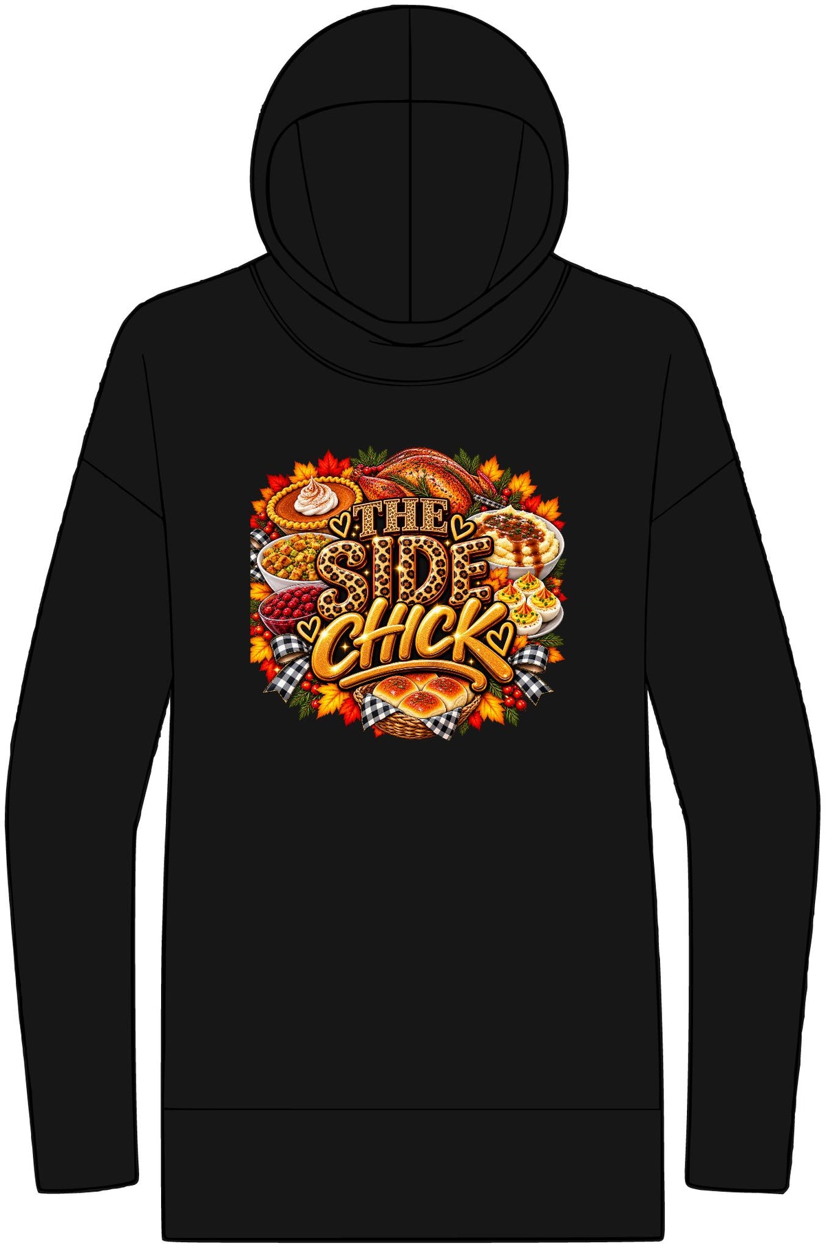 The Side Chick Graphic Hoodie | Cozy Women's Statement Sweatshirt w/o the man