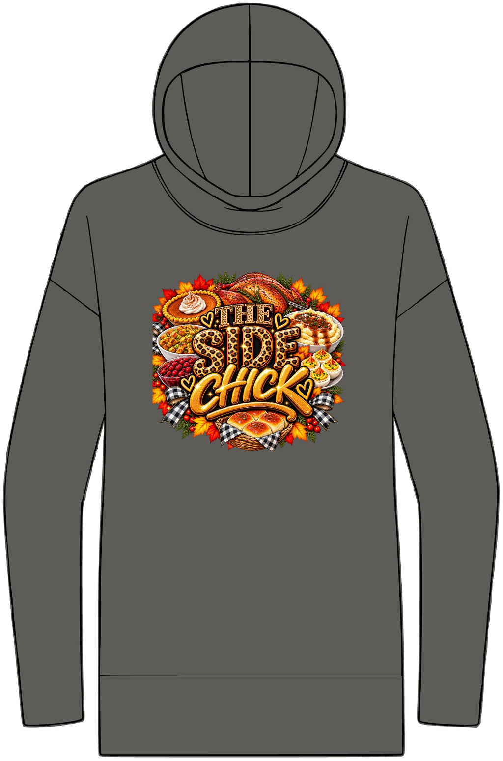 The Side Chick Graphic Hoodie | Cozy Women's Statement Sweatshirt w/o the man